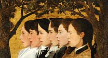 Six portraits of the potter Herman A. Kähler's children